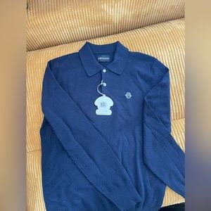 NWT Mens Malbon x Dockers long sleeve sweater polo